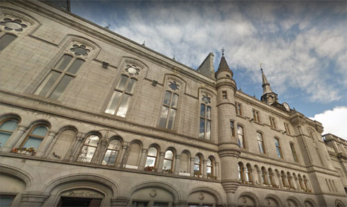 Location of Aberdeen Court Building